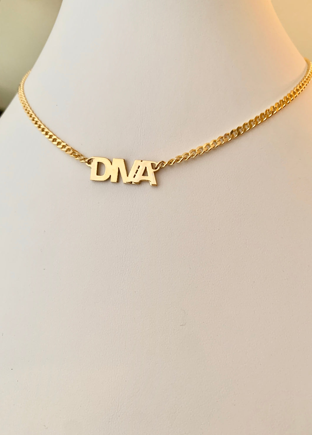 Personalized Diva Font Necklace
