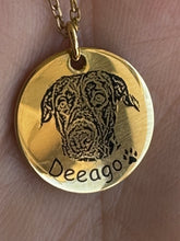 Load image into Gallery viewer, Laser engraved pendant
