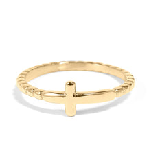 Load image into Gallery viewer, Beaded Cross Ring