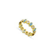 Load image into Gallery viewer, Gemstone infinity ring
