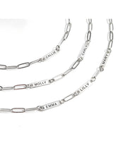 Load image into Gallery viewer, Personalized paperclip necklace