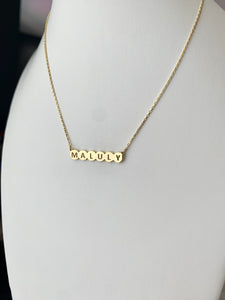 Bubble Name Necklace