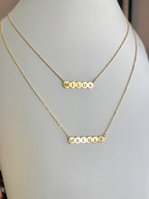 Load image into Gallery viewer, Bubble Name Necklace
