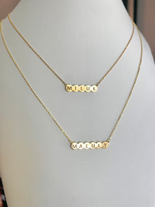 Bubble Name Necklace