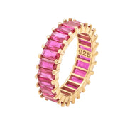 Baguette Ring Pink