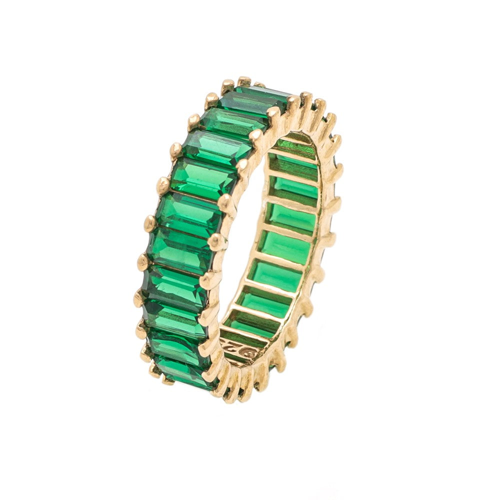 Baguette Ring Emerald