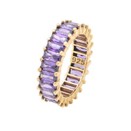 Baguette Ring Purple