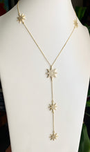 Load image into Gallery viewer, Five Star Lariat Necklace