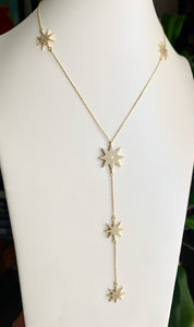Five Star Lariat Necklace