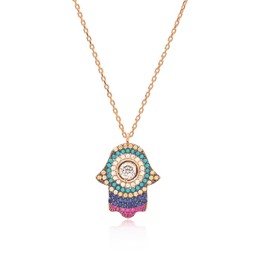 Hamsa necklace