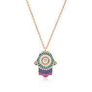 Hamsa necklace