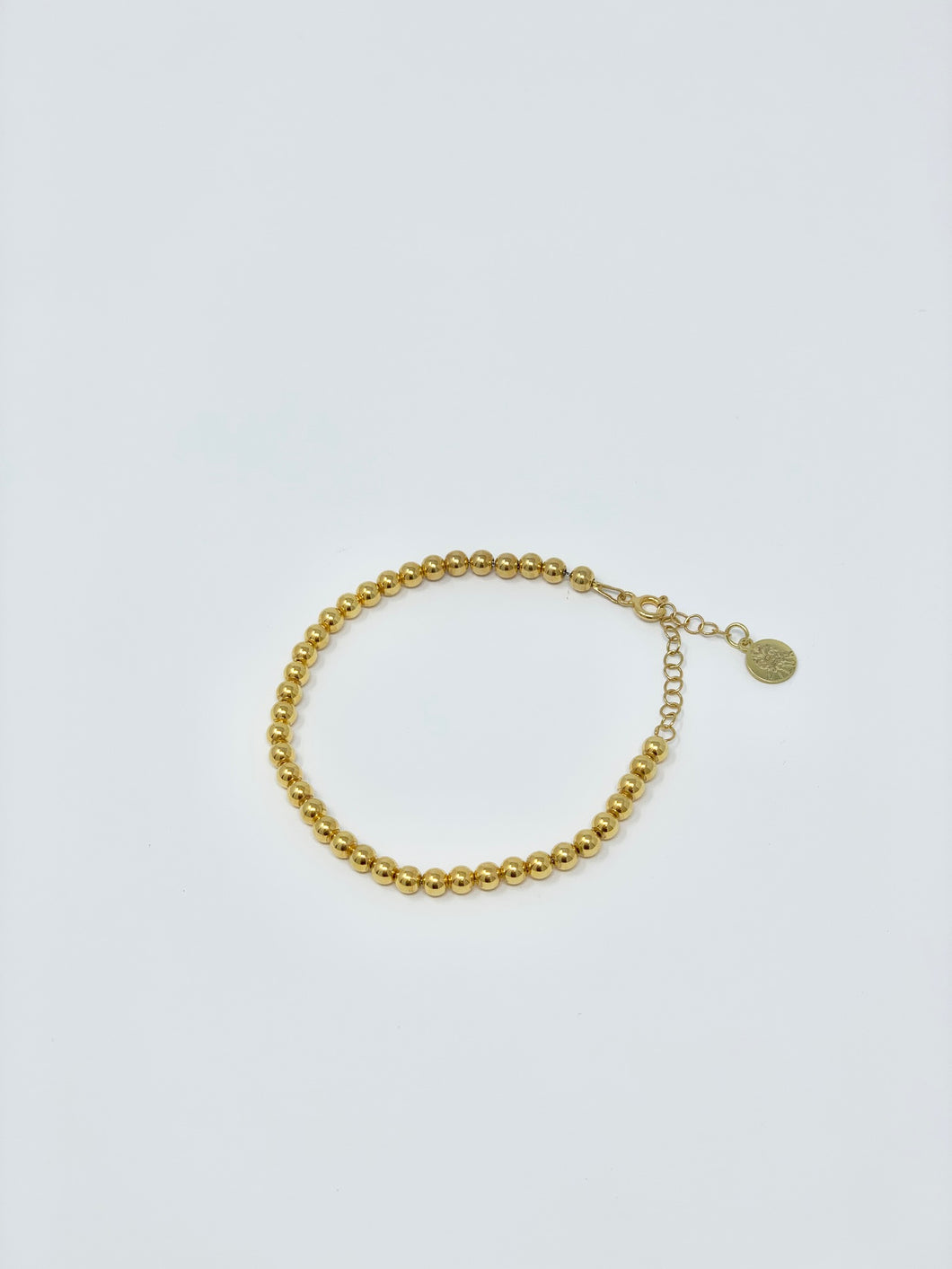 Small Sterling Silver Sphere Chain bracelet