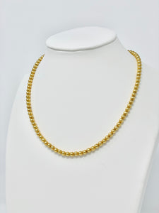 Sterling Silver Small Sphere Necklace