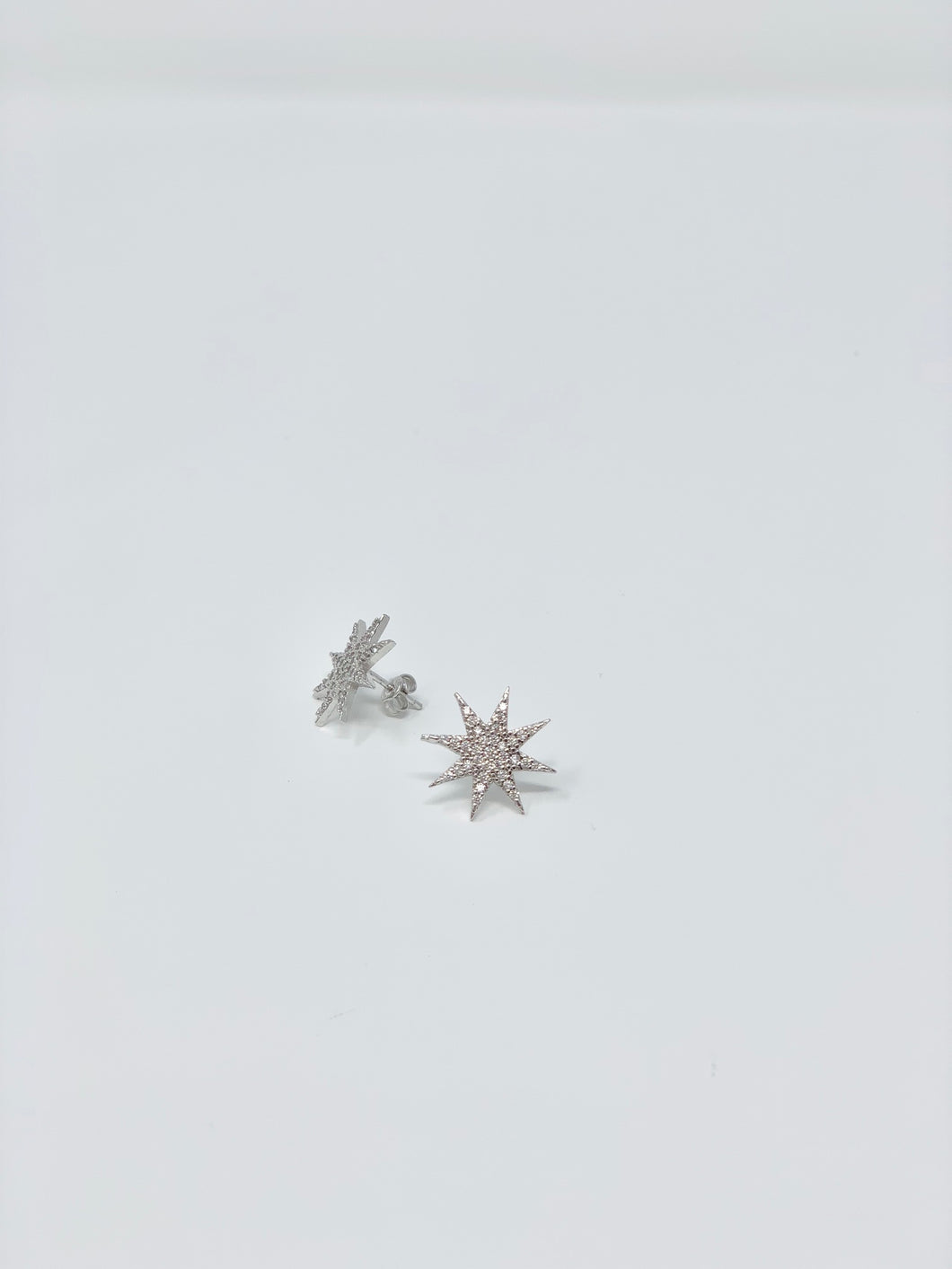 Sterling Silver Star Earrings