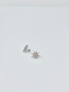 Sterling Silver Star Earrings