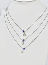Load image into Gallery viewer, Sterling Silver .925 Initials with eye - Silver