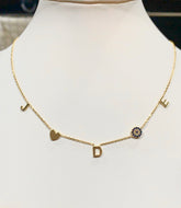 Personalized Initial necklace - Small Font