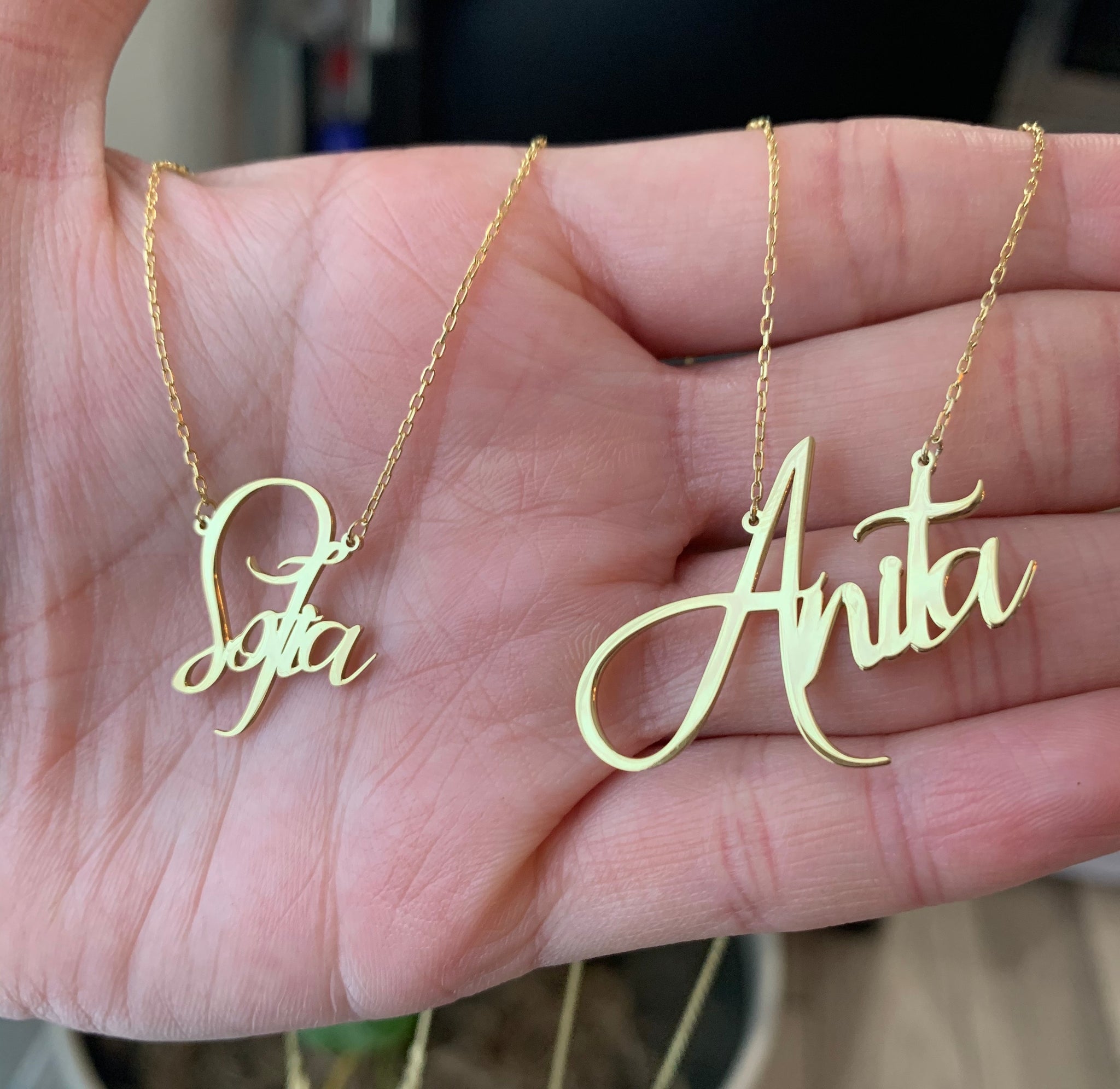 Anita name locket discount