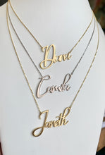 Load image into Gallery viewer, Cursive Font Personalized Necklace