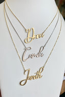 Cursive Font Personalized Necklace