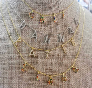 CZ Personalized necklace