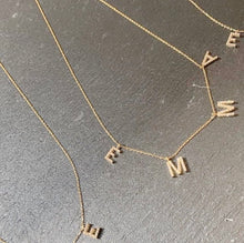 Load image into Gallery viewer, CZ Personalized necklace