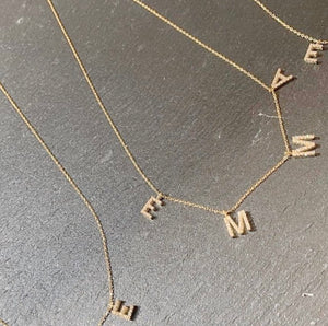 CZ Personalized necklace