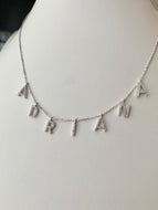 CZ Personalized necklace