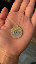 Load image into Gallery viewer, Large Evil Eye Pendant