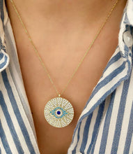 Load image into Gallery viewer, Large Evil Eye Pendant