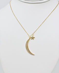 Moon & Star Necklace