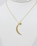 Moon & Star Necklace