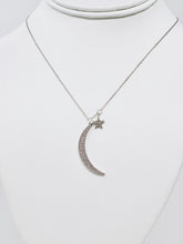 Load image into Gallery viewer, Moon &amp; Star Necklace