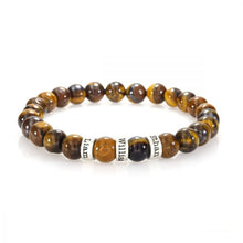Load image into Gallery viewer, Mens personalized stone bracelet