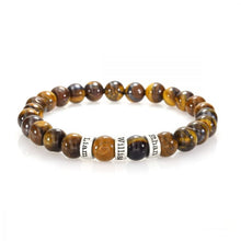 Load image into Gallery viewer, Mens personalized stone bracelet