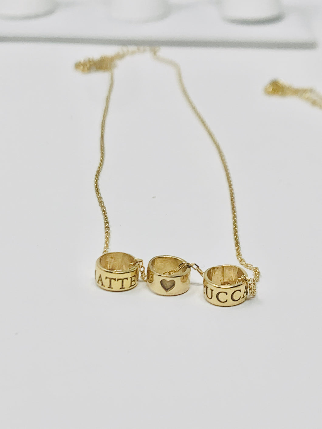 Personalized Rings Necklace