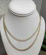 Double sided Herringbone necklace