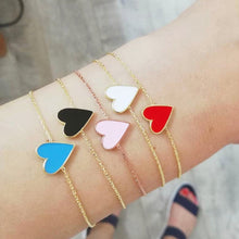 Load image into Gallery viewer, Enamel Heart Bracelet
